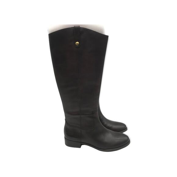 Inc International Concepts Womens Fawne Boots Brown Leather Knee High Zip 9.5M - Picture 2 of 12